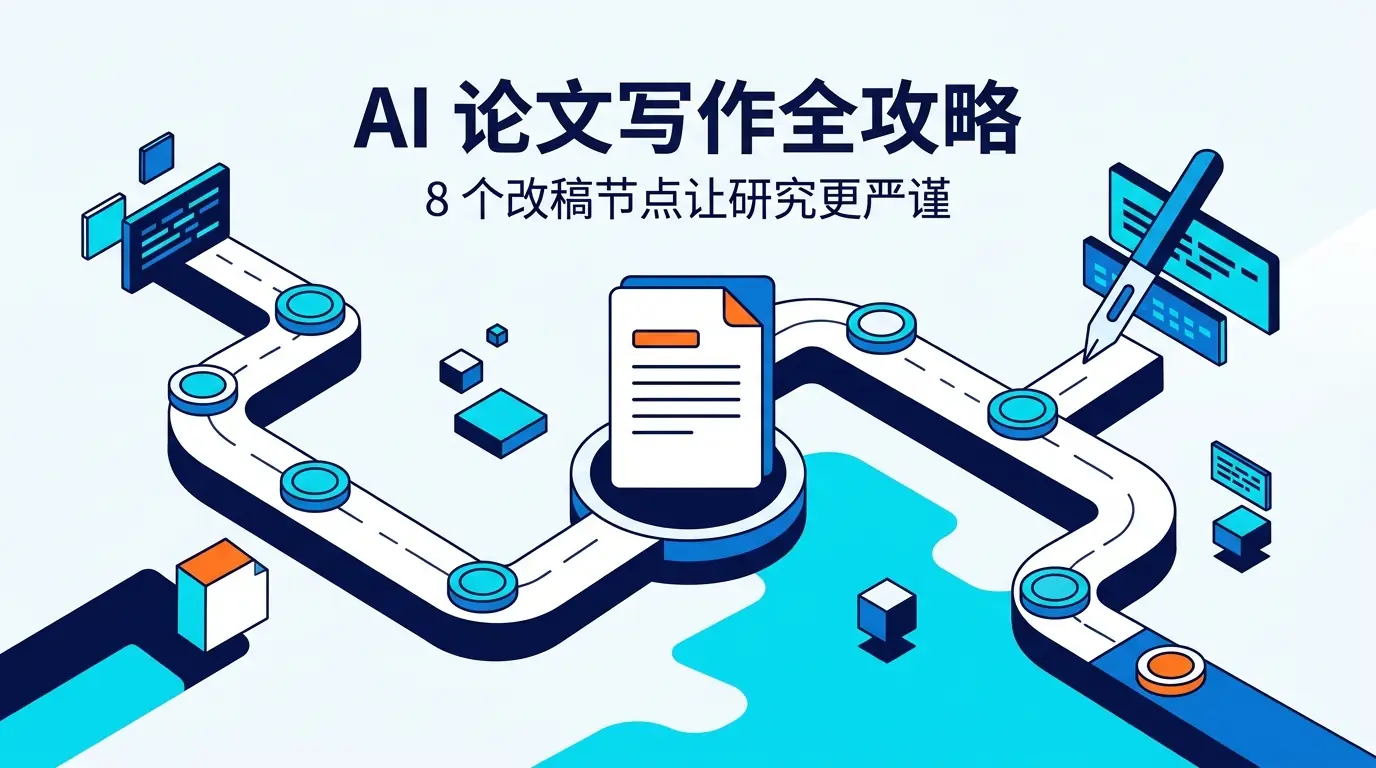 AI 论文写作全攻略：从初稿到定稿的 8 个改稿节点，让研究更严谨