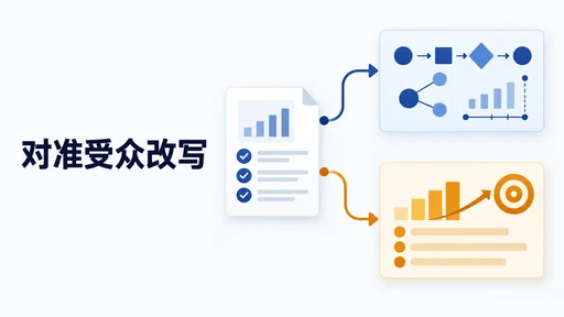 同一份材料写给不同读者,怎样调整研究报告的说明方式