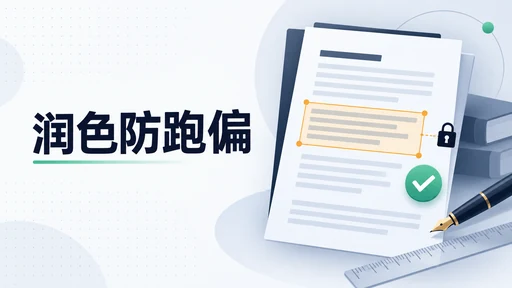 “帮我润色”为何把论文越改越偏?(附防跑偏提示词与核对清单)