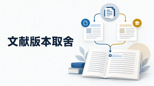 参考文献题名相近就能合并吗?把版本判断落实到正文引用