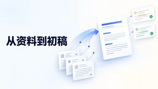 AI 写文章怎么用:把已有资料整理成可修改的初稿