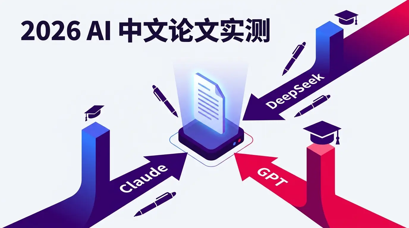 写中文论文 Claude / DeepSeek / GPT 哪个更好？2026 深度实测对比，解锁研究型写作新范式