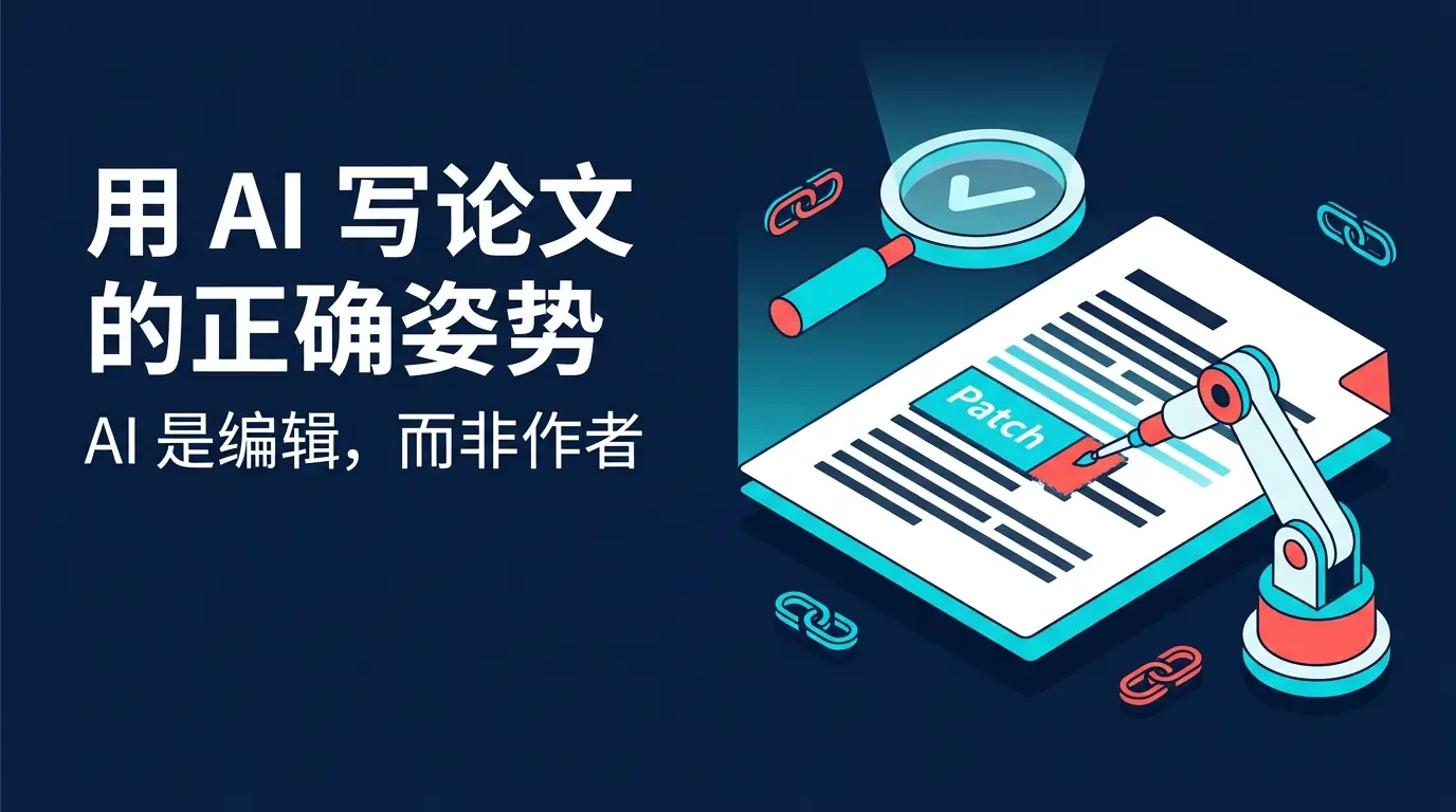 用 AI 写论文的正确姿势：把它当编辑，而非作者（深度解析 InkFount）