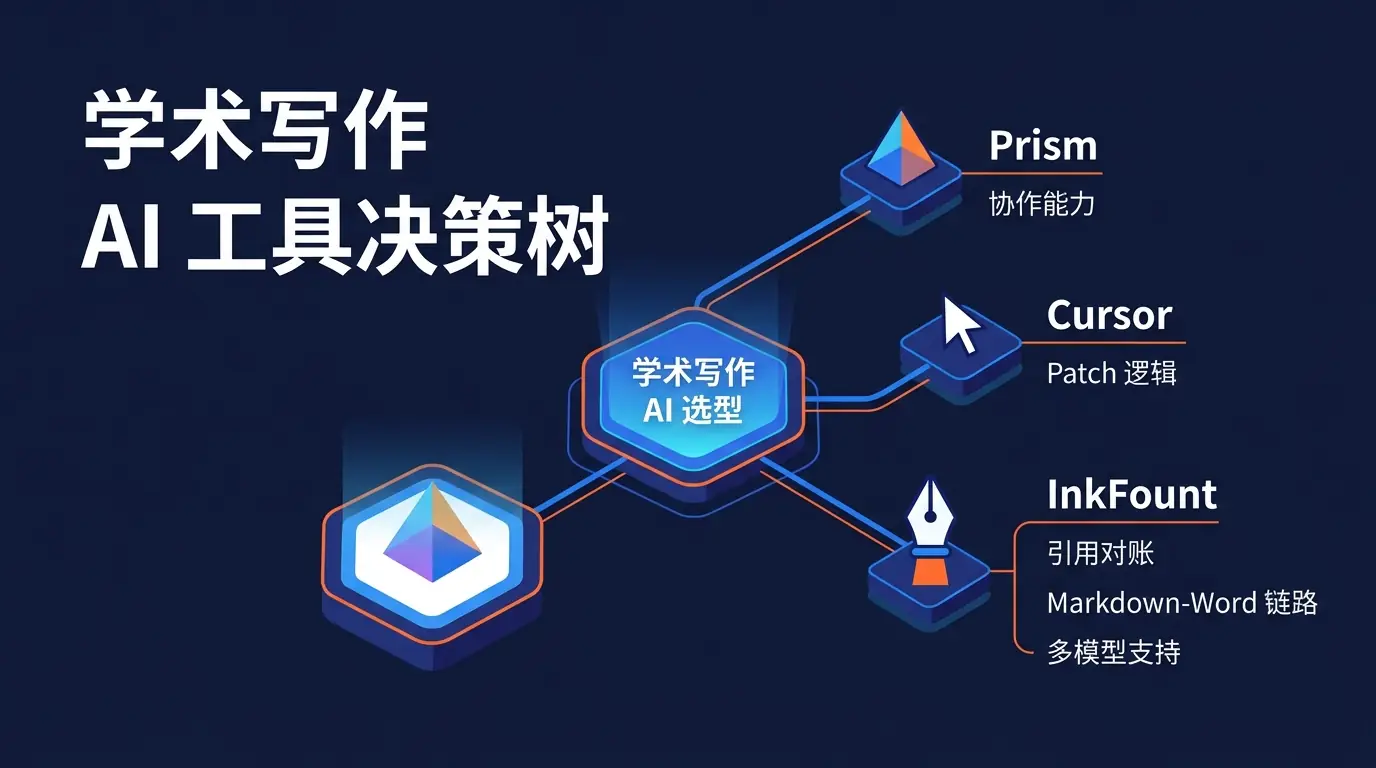 选 Prism 还是 Cursor？一份学术写作 AI 工具决策树，助你找到研究型写作的最优解
