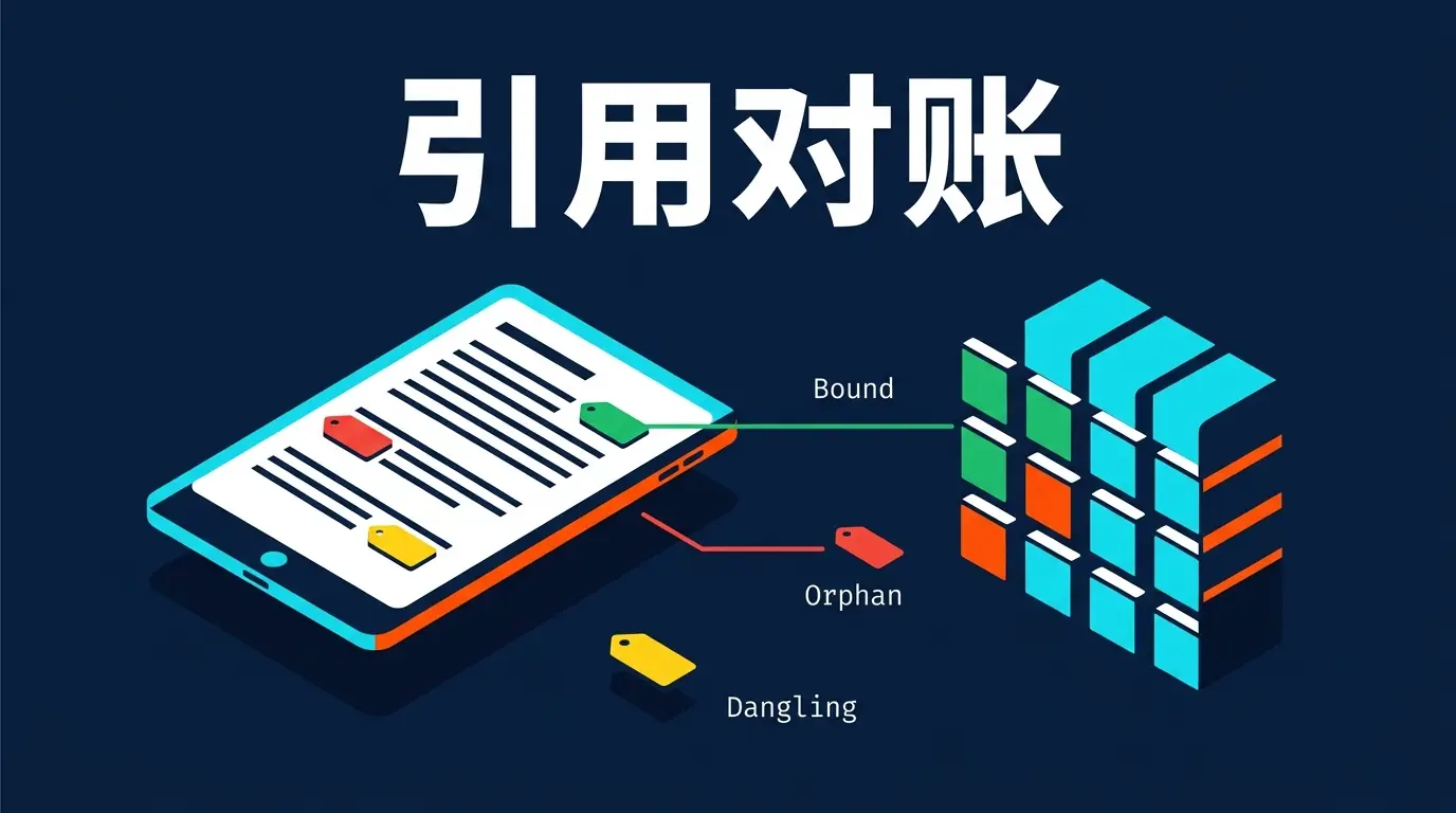 拒绝交稿前的引用地狱：详解研究型写作的 Bound / Orphan / Dangling 三态对账