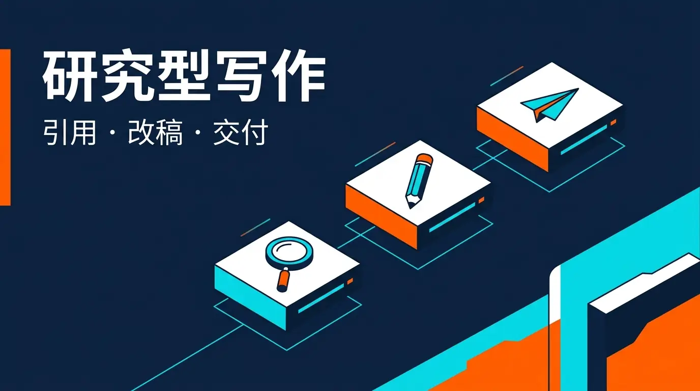拒绝一键生成：研究型写作的「引用、改稿、交付」三段式工作流与 InkFount 实践